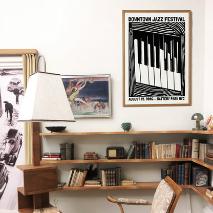 Downtown NYC Jazz Festival 1996 Poster