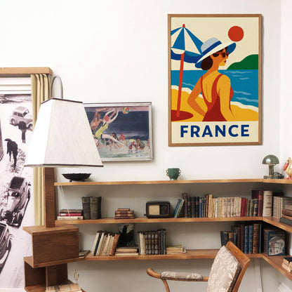 French Riviera Travel Poster