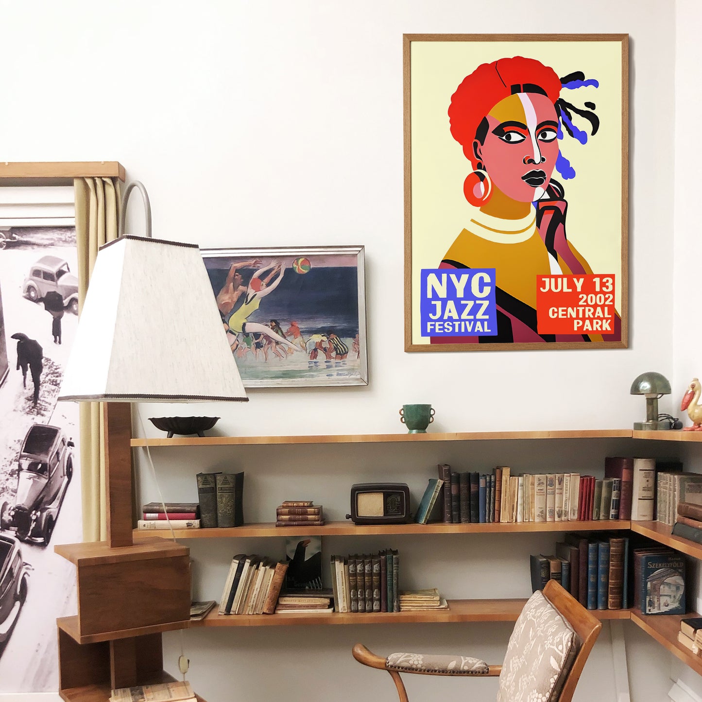 NYC Jazz Festival 2002 Retro Poster