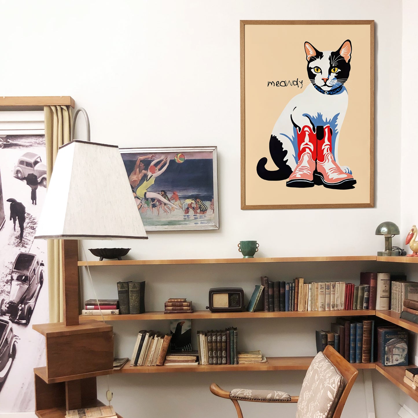 Meowdy - Cute Cat Poster