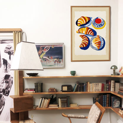 French Croissants Art Print