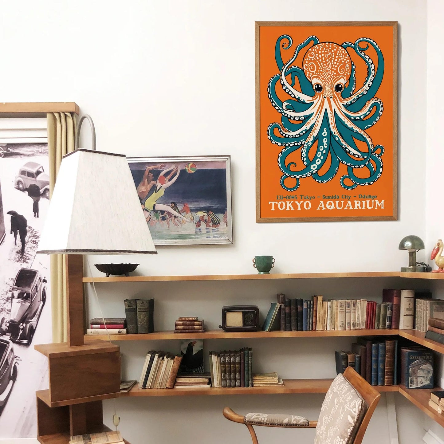 Tokyo Aquarium Octopus Poster
