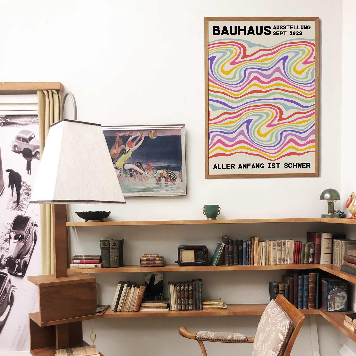 Colorful Bauhaus 1923 Poster