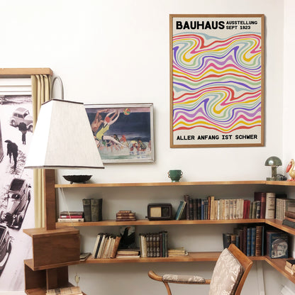 Colorful Bauhaus 1923 Poster