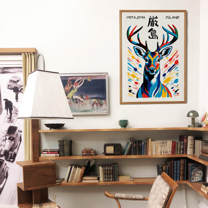 Japanese Miyajima Island Deer Wall Art