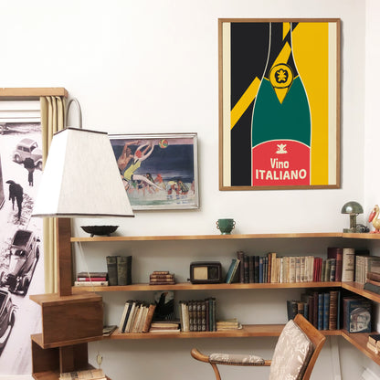 Vintage Italian Wine Poster