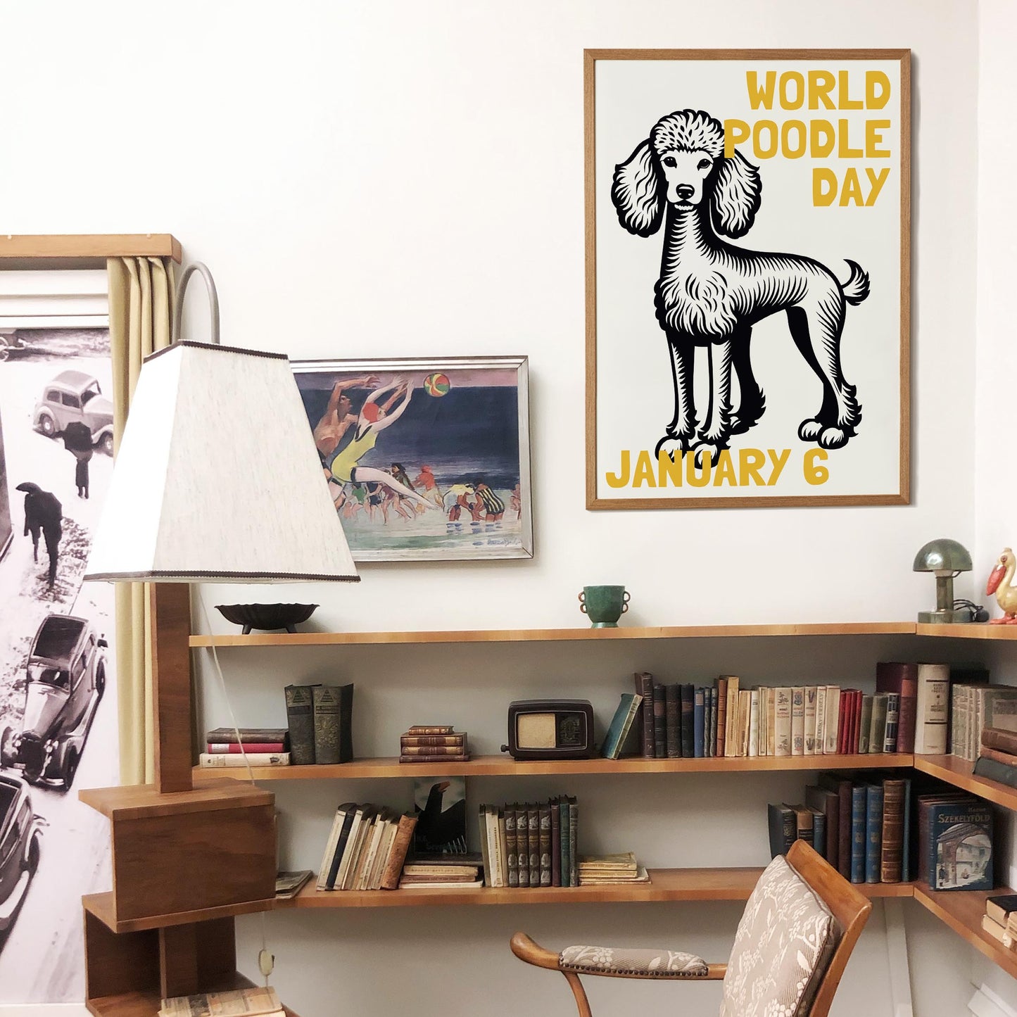 World Poodle Day January 6 Poster Print