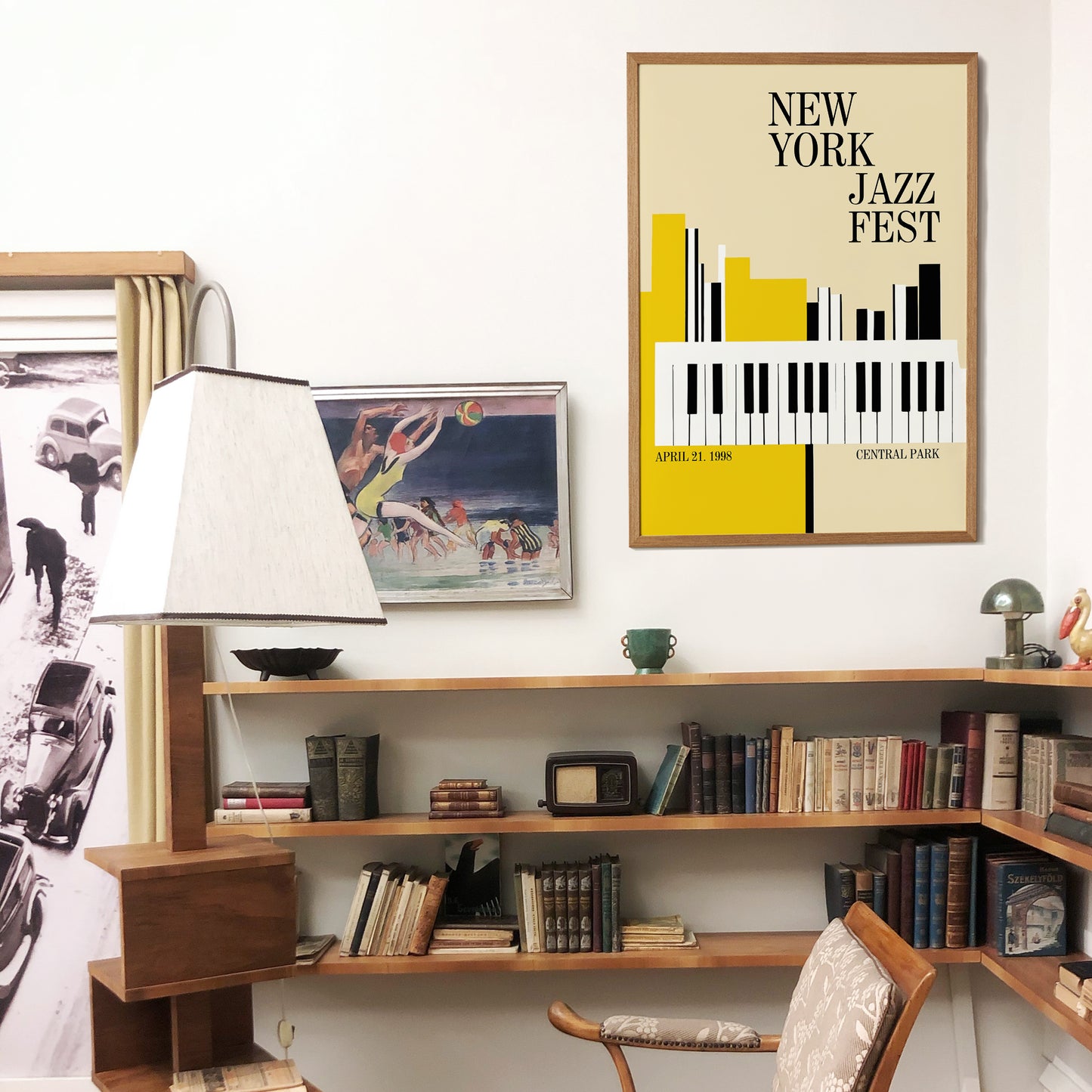 New York Jazz Fest 1998 Wall Art Poster