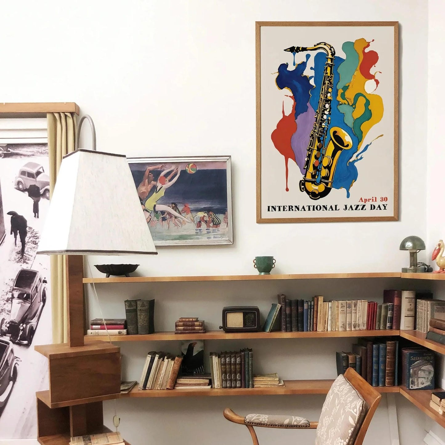 International Jazz Day Saxophone Art