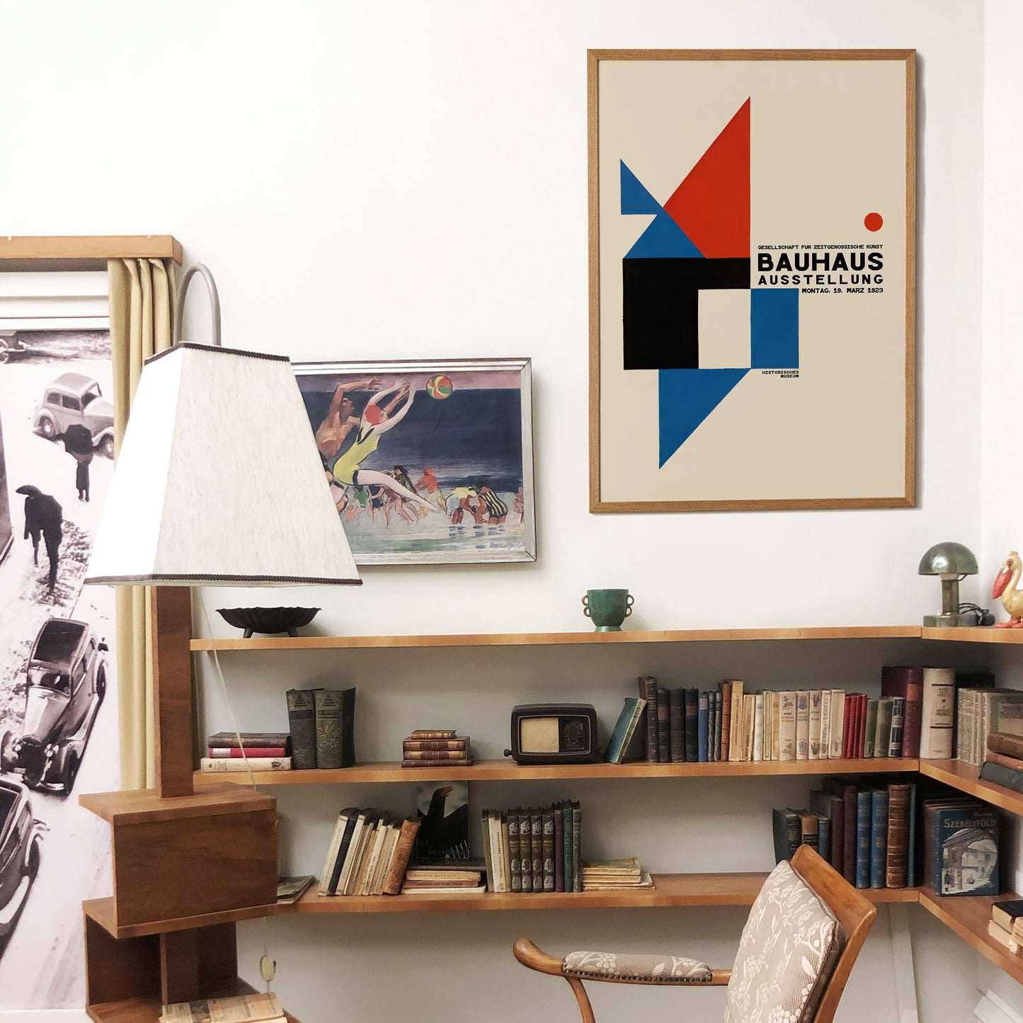 Bauhaus 1923 Exhibition Shapes Poster