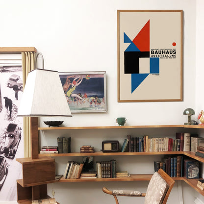 Bauhaus 1923 Exhibition Shapes Poster