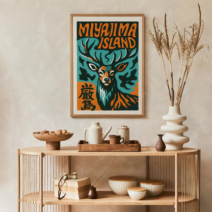 Miyajima Deer Travel Print