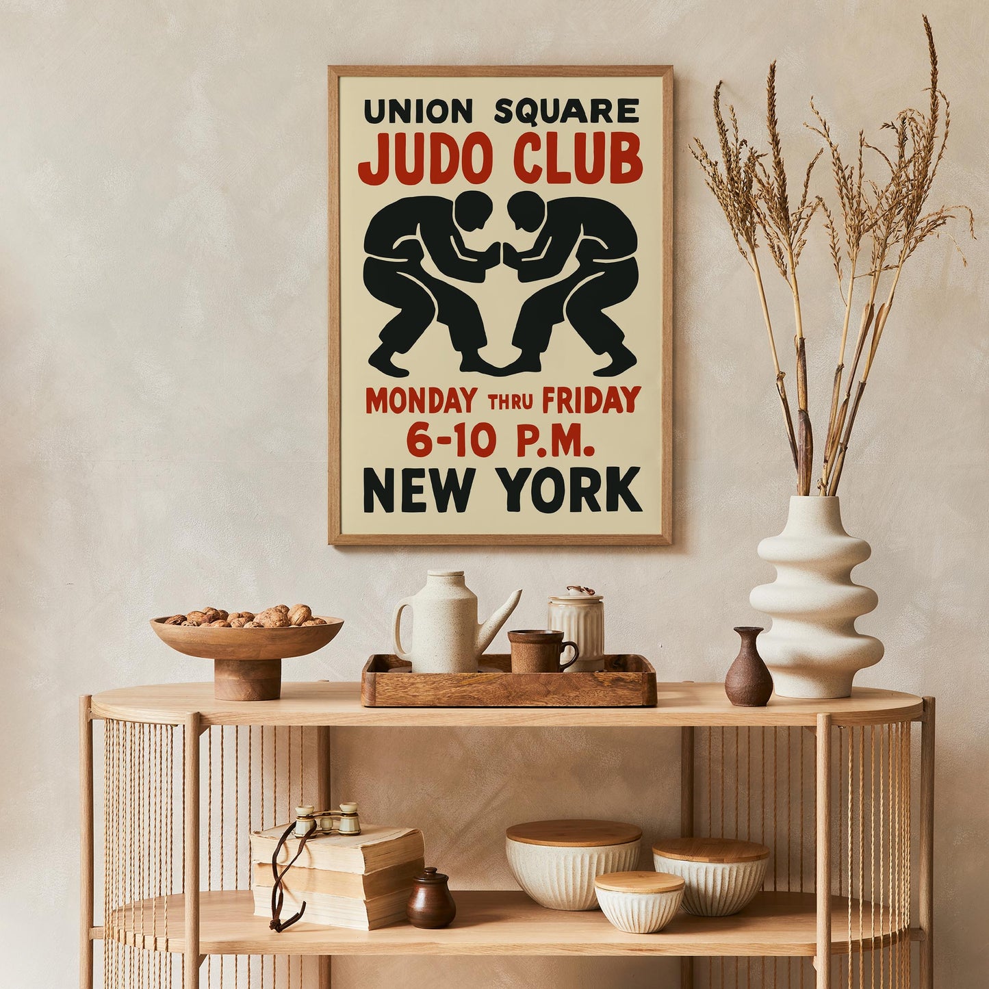 Union Square Judo Club Poster