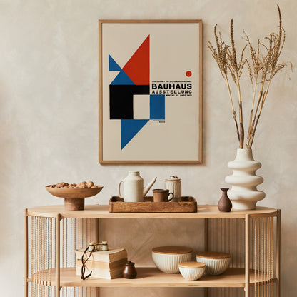Bauhaus 1923 Exhibition Shapes Poster