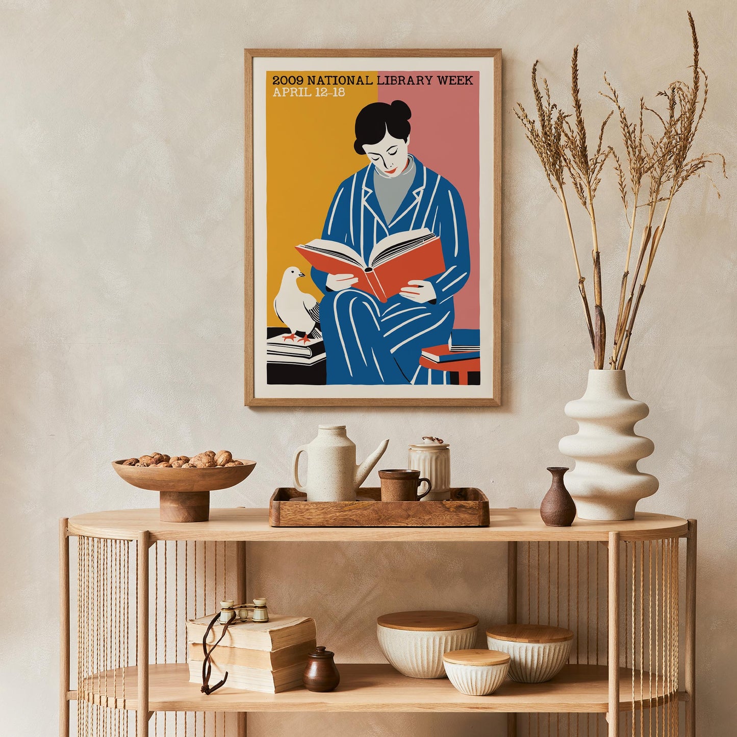 National Library Week Reading Poster