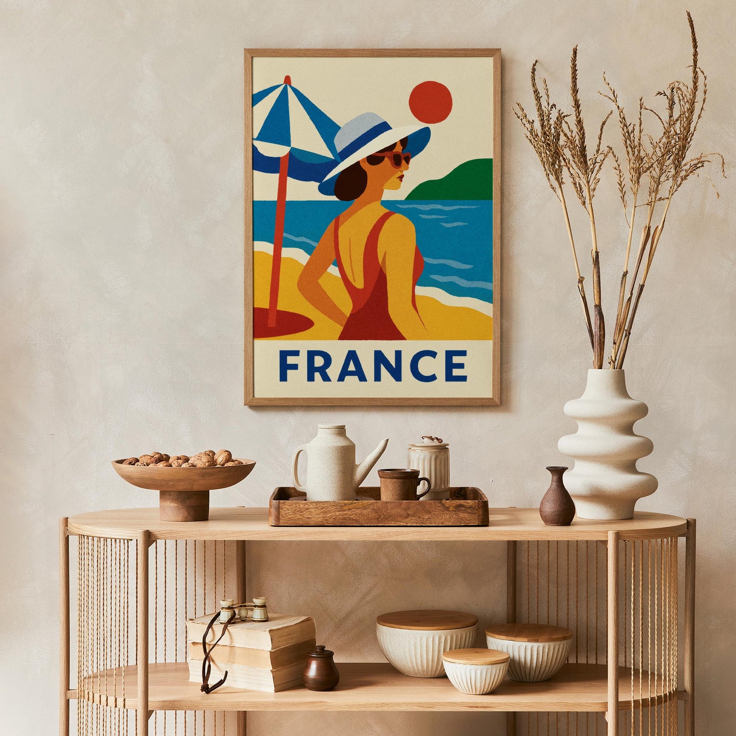 French Riviera Travel Poster