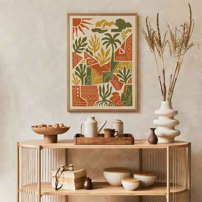 Stay Rooted Bohemian Poster
