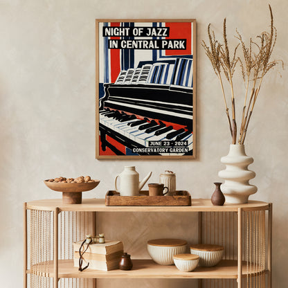 Night of Jazz Central Park 2024 Poster