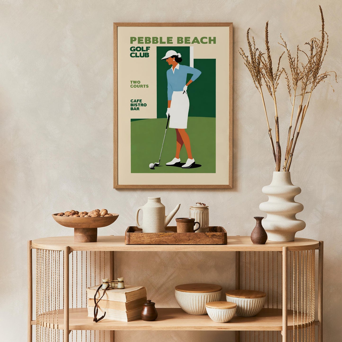 Pebble Beach Golf Poster