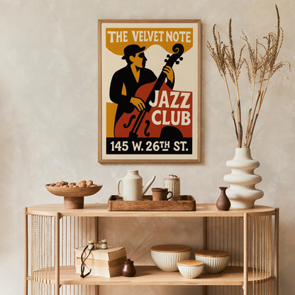Jazz Bass Poster Print