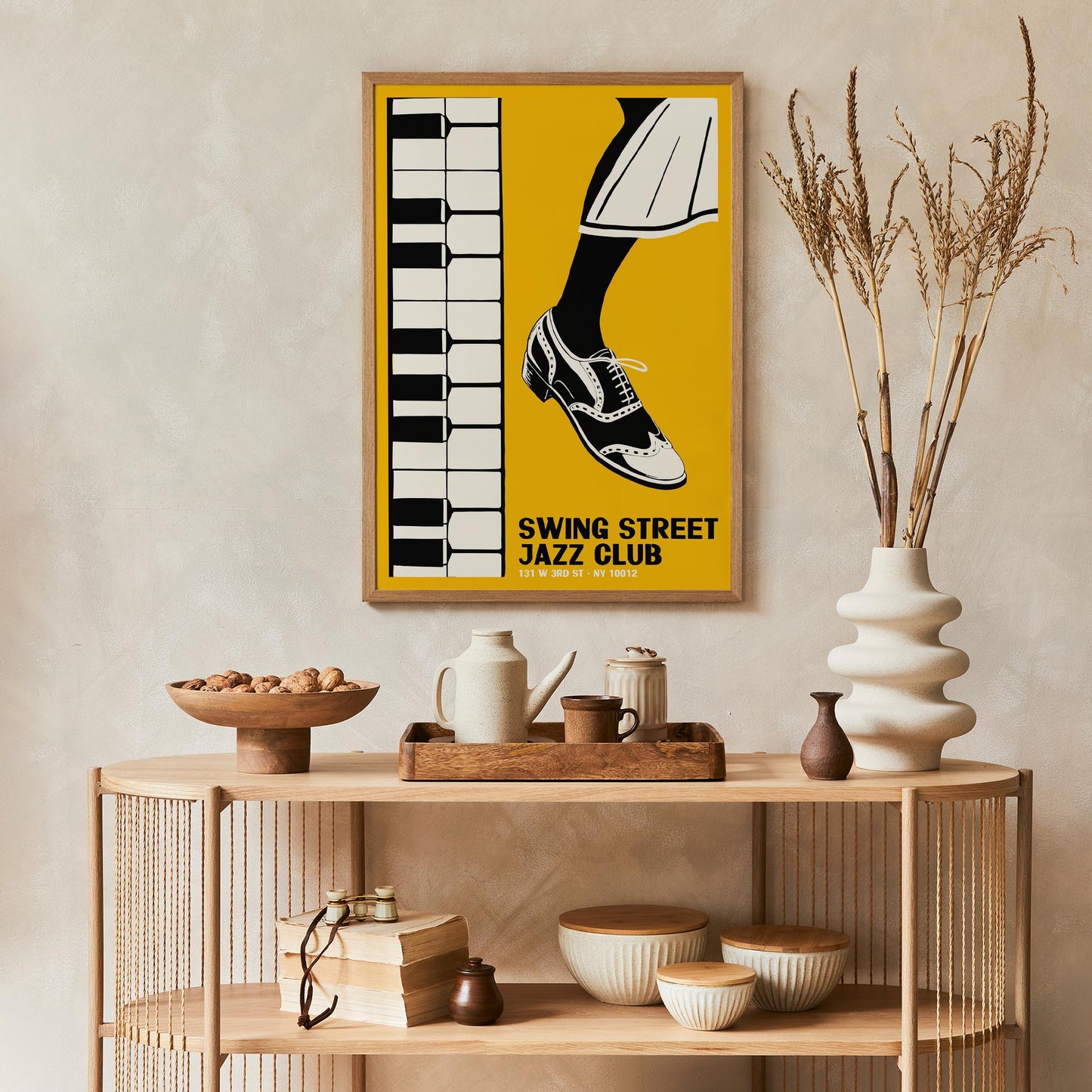Swing Street Jazz Club Poster
