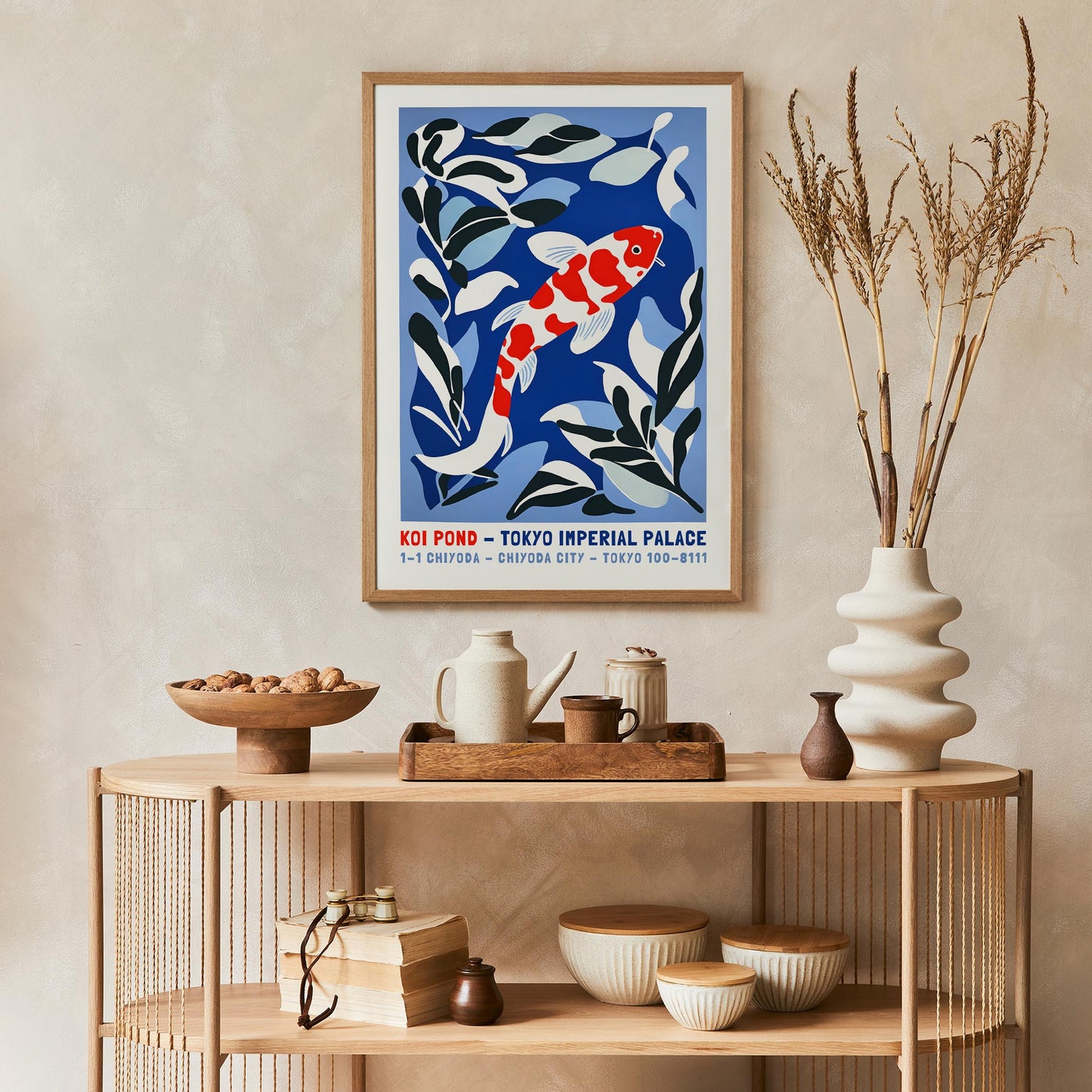 Koi Pond Poster Print