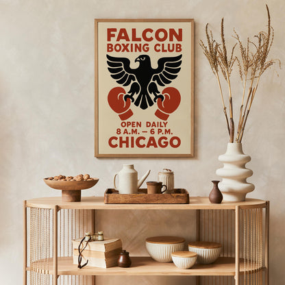 Falcon Boxing Club Poster