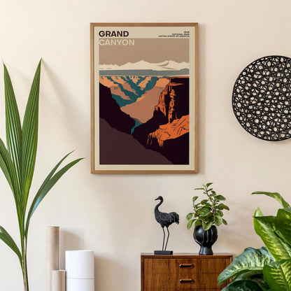 Grand Canyon  National Park Retro Poster