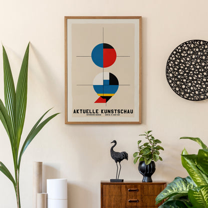 Bauhaus Exhibition Abstract Poster