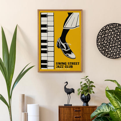 Swing Street Jazz Club Poster