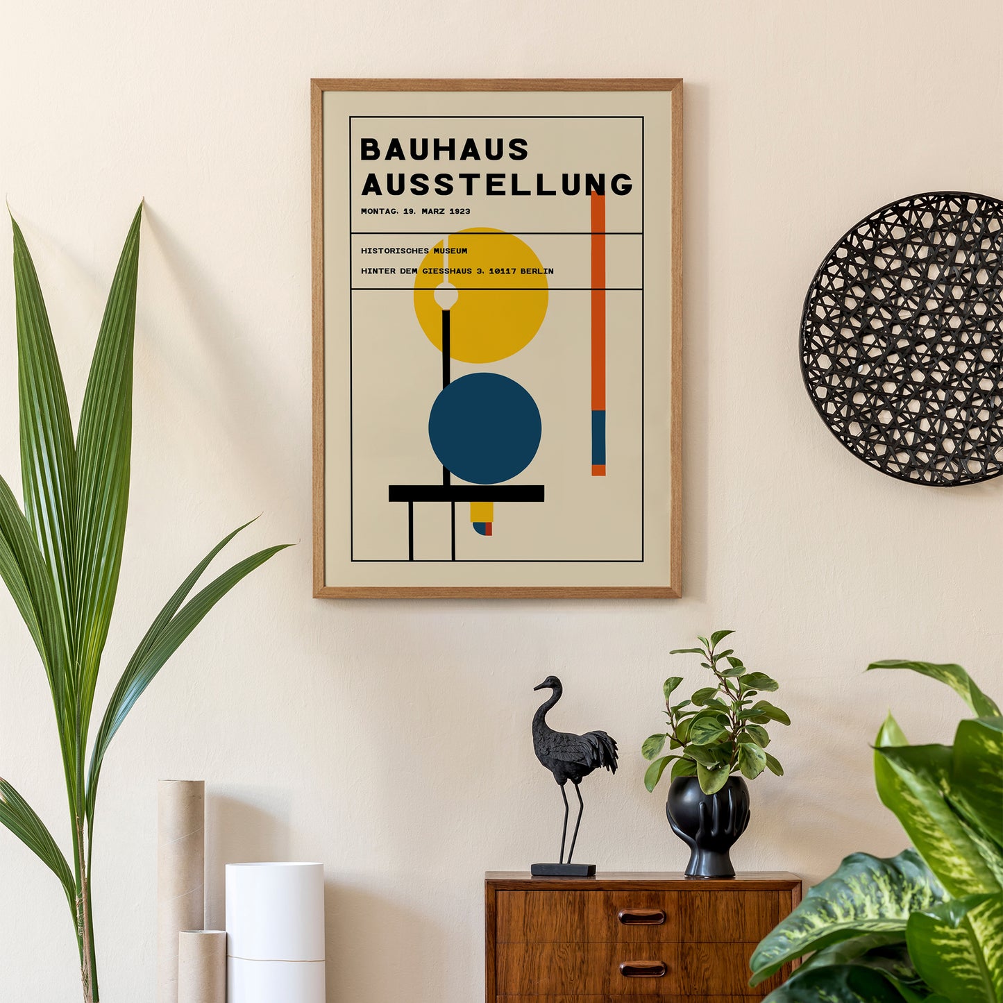 Bauhaus Ausstellung Retro Poster