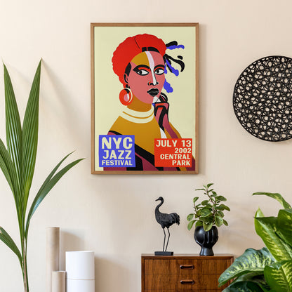 NYC Jazz Festival 2002 Retro Poster