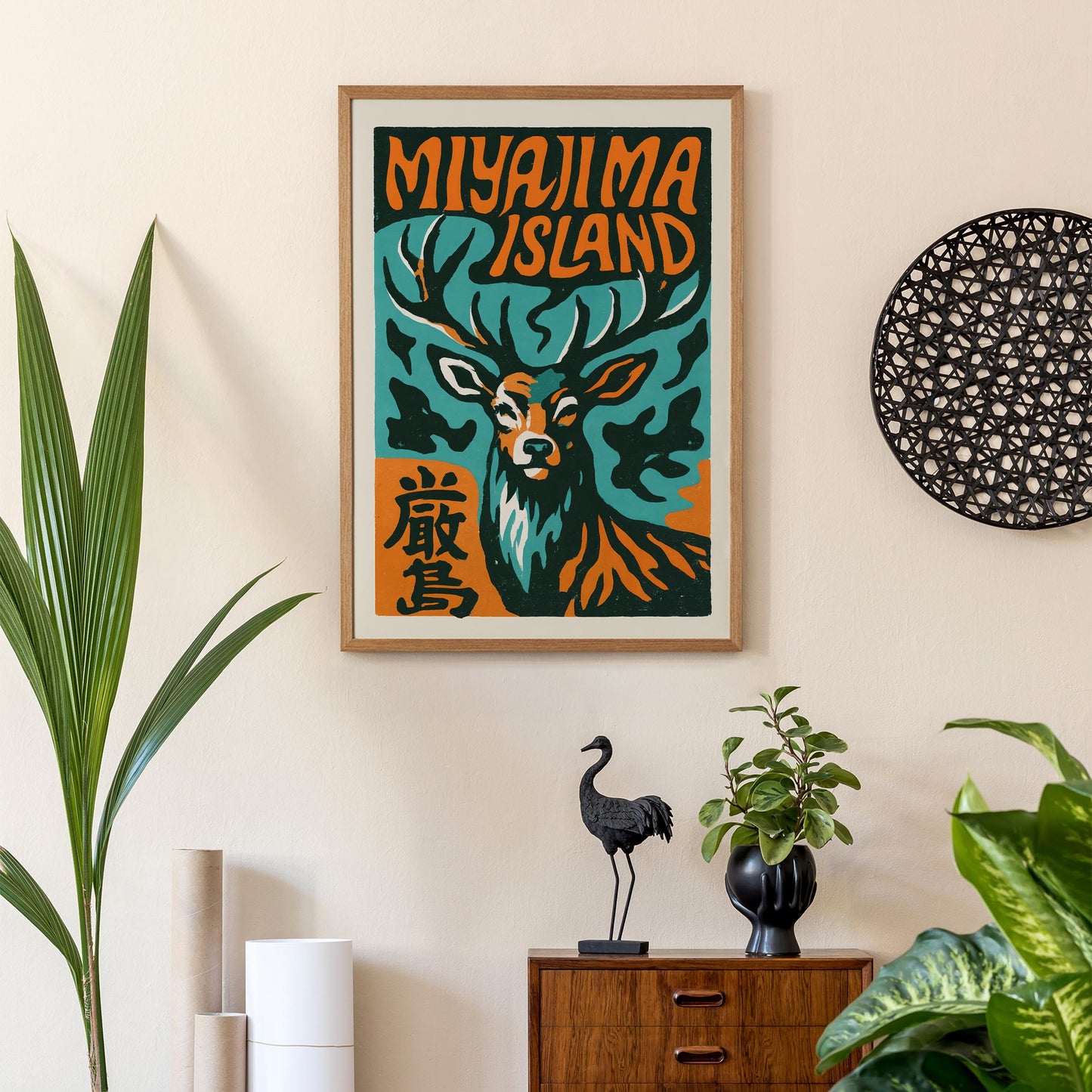 Miyajima Deer Travel Print