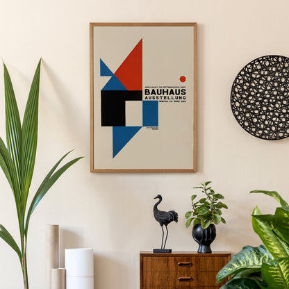 Bauhaus 1923 Exhibition Shapes Poster