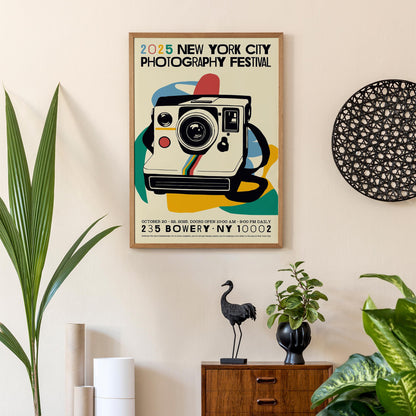 Photography Festival Camera Poster Print