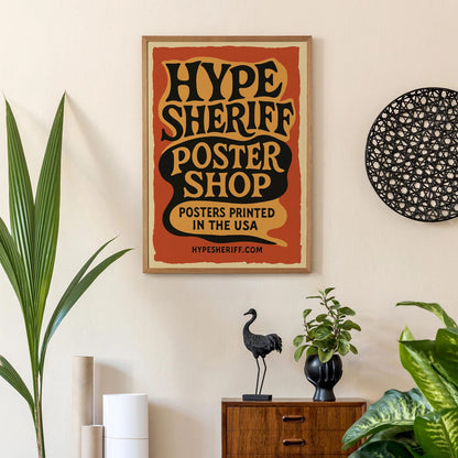 Retro HypeSheriff Poster Shop