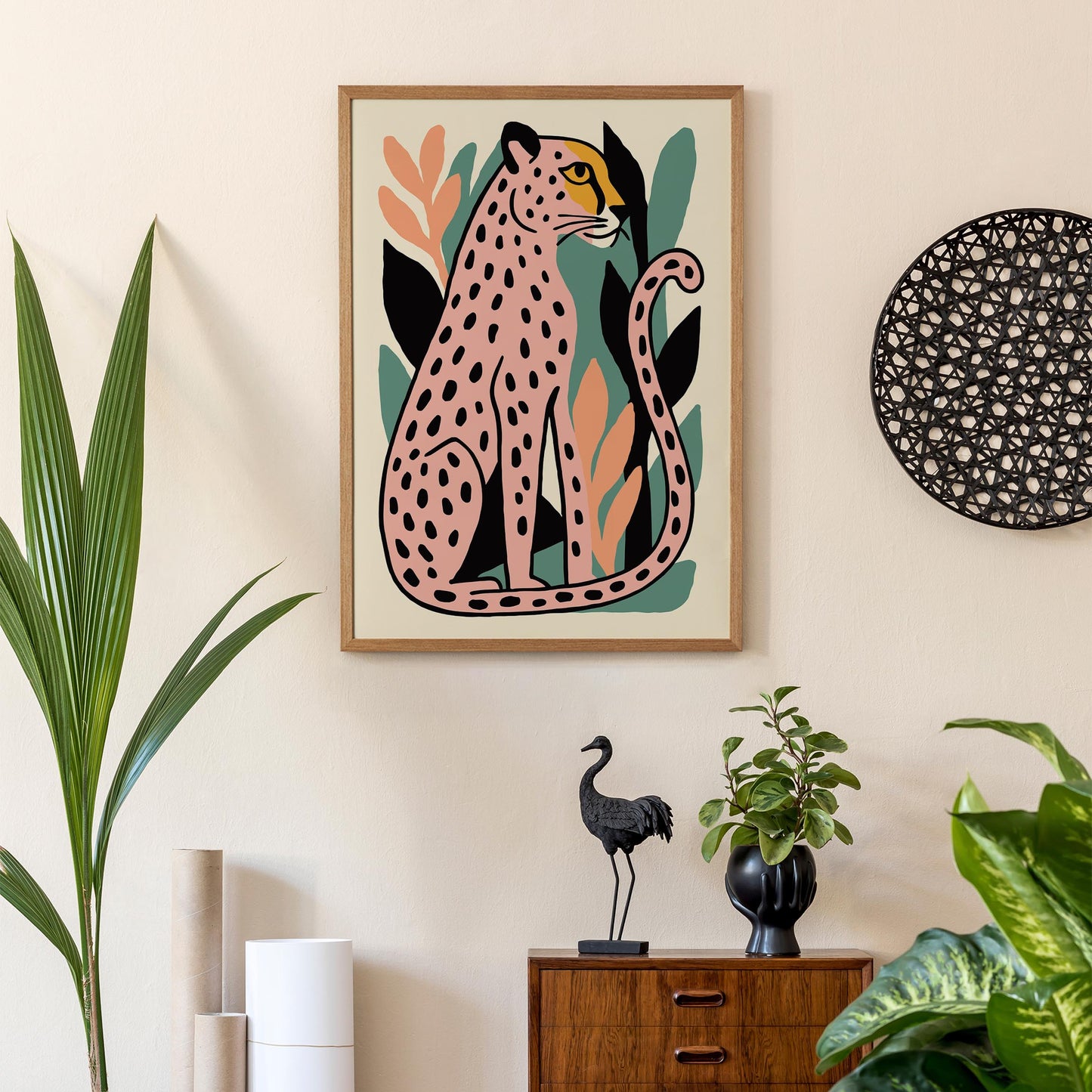 Spotted Cat Art Print