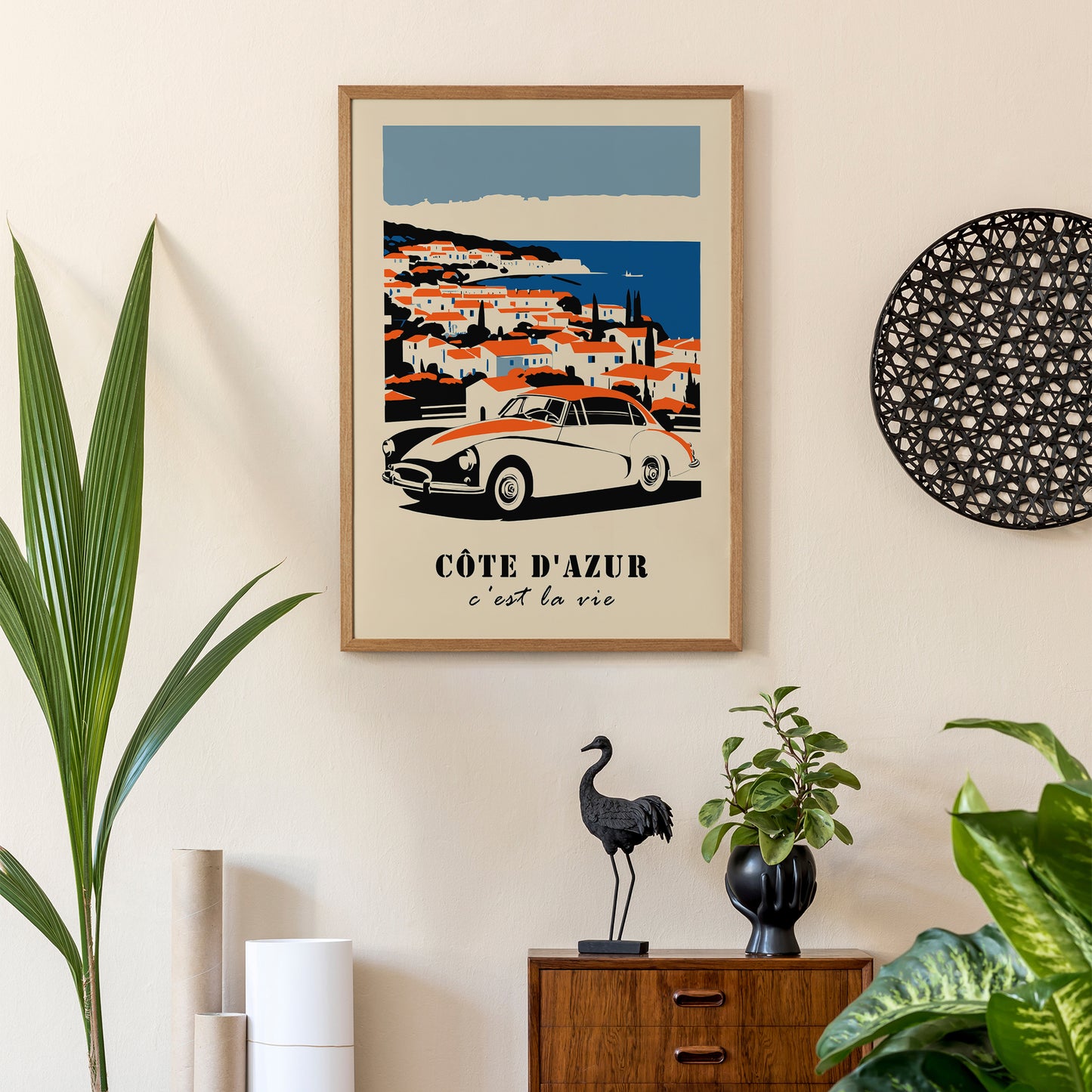 Cote d'Azur C'est la Vie Poster