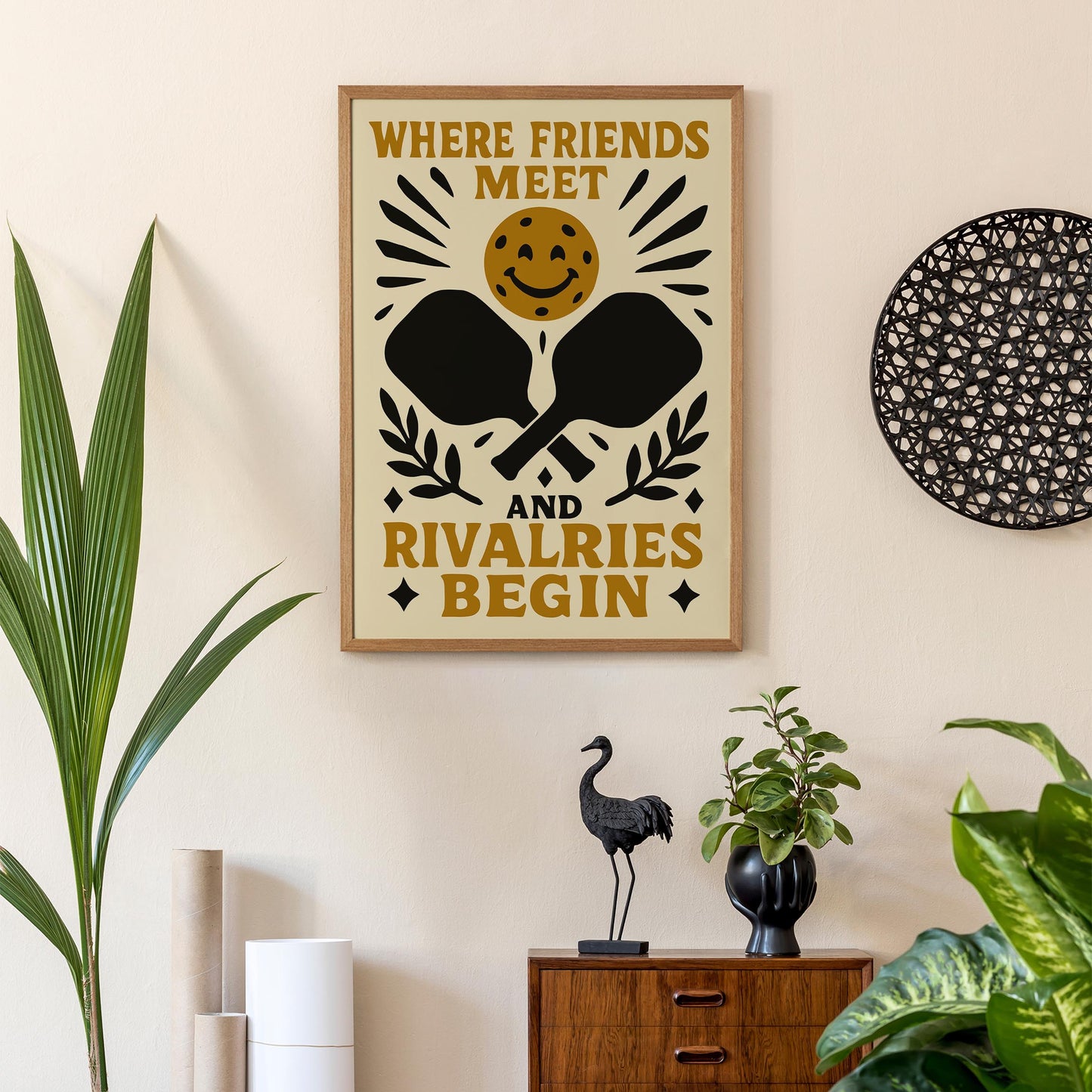 Pickleball Rivalry Poster