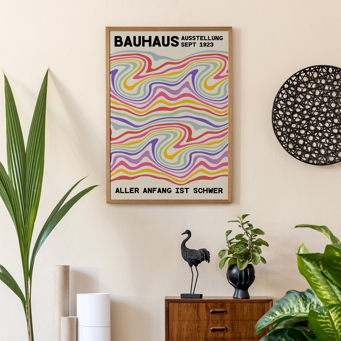 Colorful Bauhaus 1923 Poster