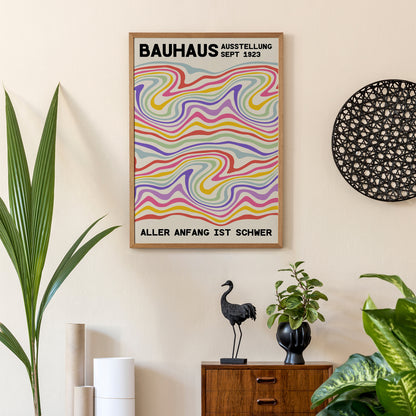 Colorful Bauhaus 1923 Poster