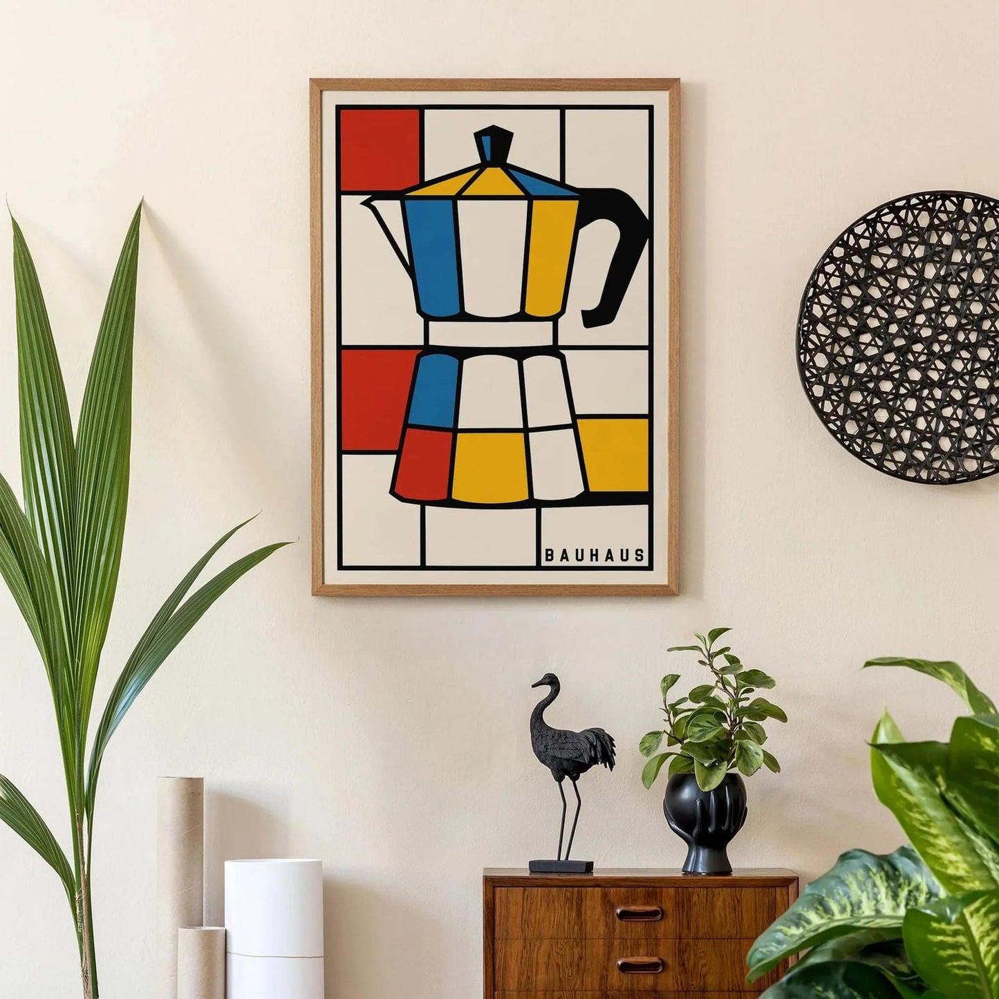 Coffee Pot Bauhaus Style Art Print