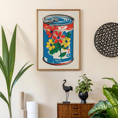 Pop Art Can - Rustelo Poster