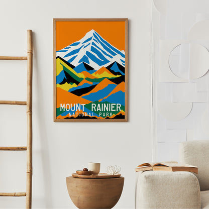 Mount Rainier National Park Poster