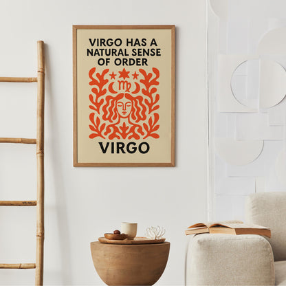 Virgo Zodiac Wall Art