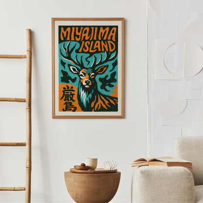 Miyajima Deer Travel Print