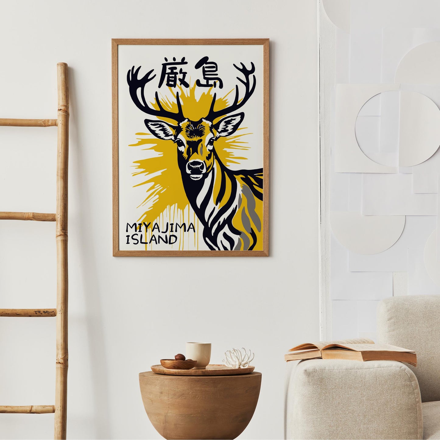 Japanese Miyajima Deer Wall Art