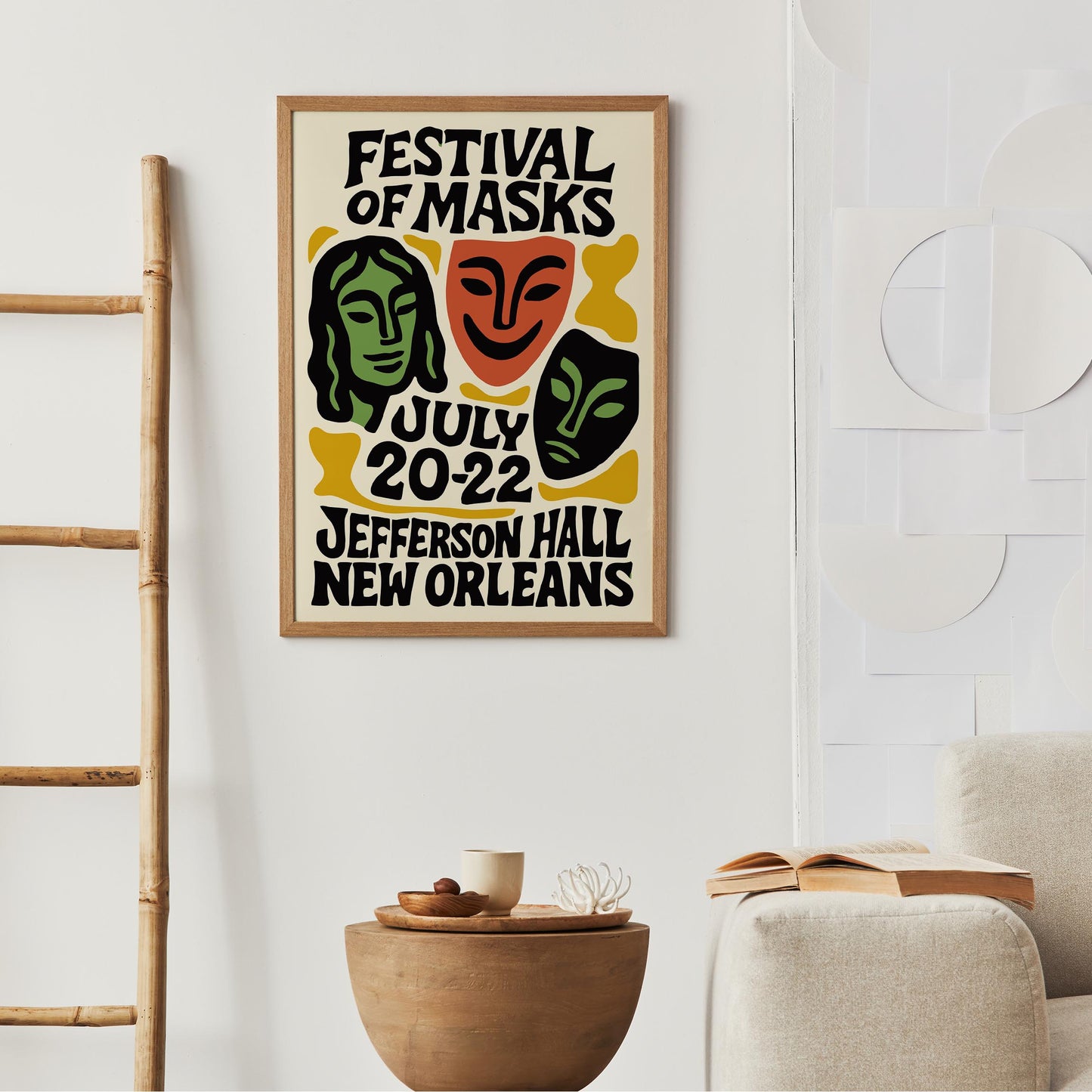 Festival of Masks Wall Art