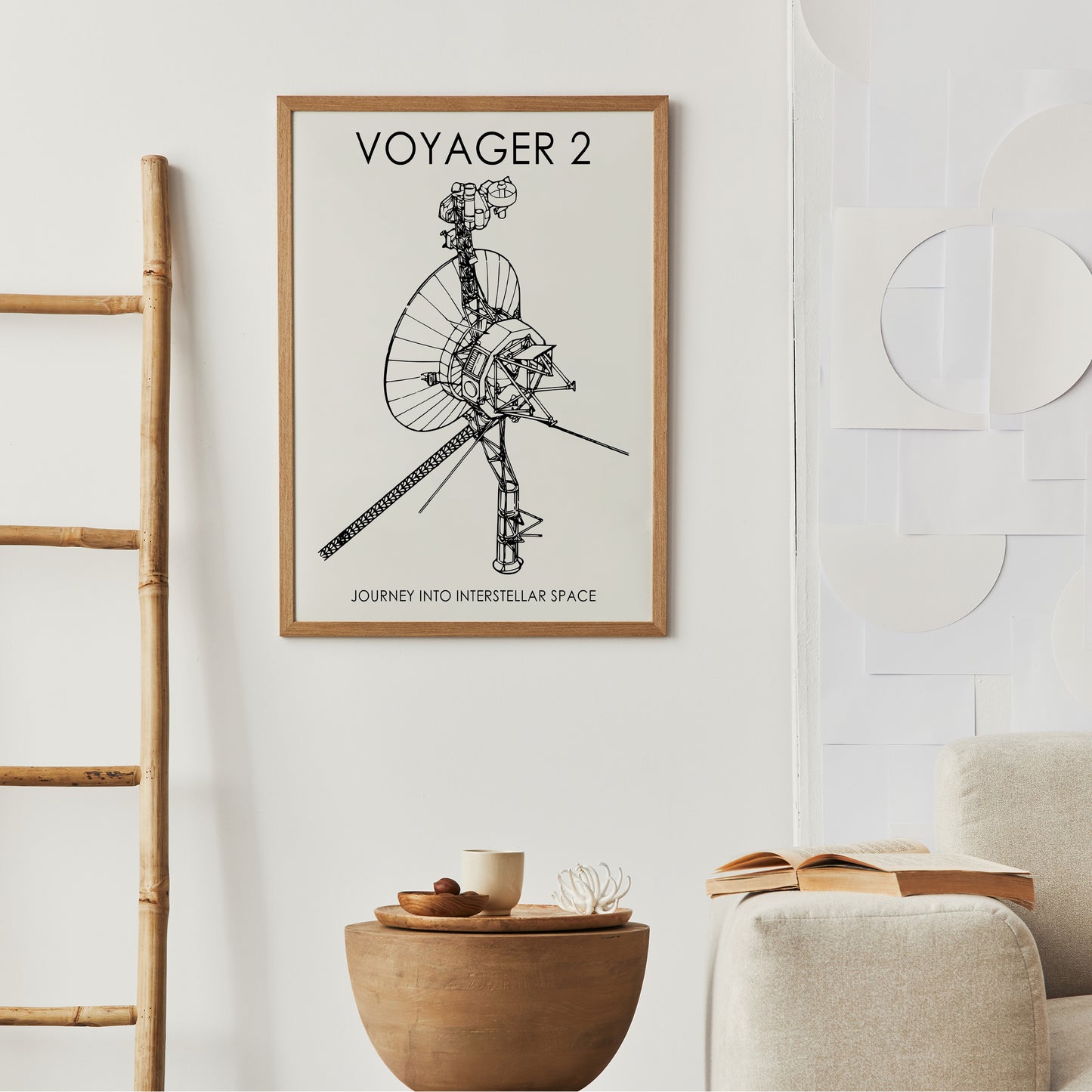 Voyager 2 Space Probe Poster