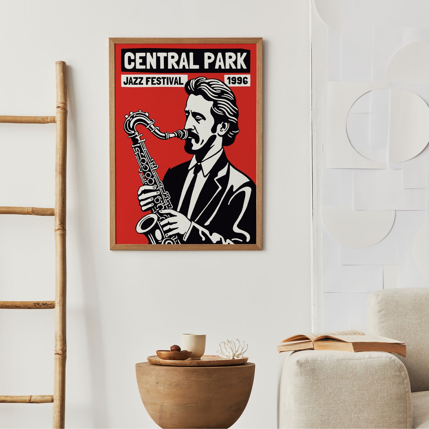 Central Park Jazz Festival 1996 Poster